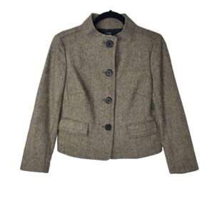J. Crew Heathered Brown Blazer